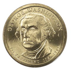 2007 -D George Washington Presidential Dollar Mint Roll BU 25 US Coin-7