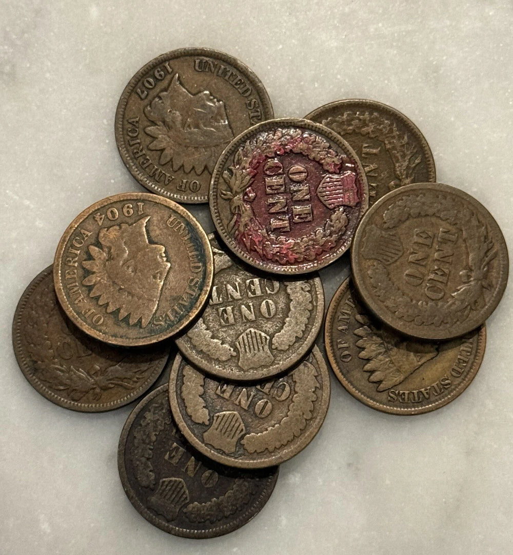 [Lot of 10 Coins] Indian Head Cent - Choose how many!-5