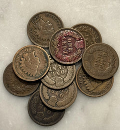 [Lot of 10 Coins] Indian Head Cent - Choose how many!-5