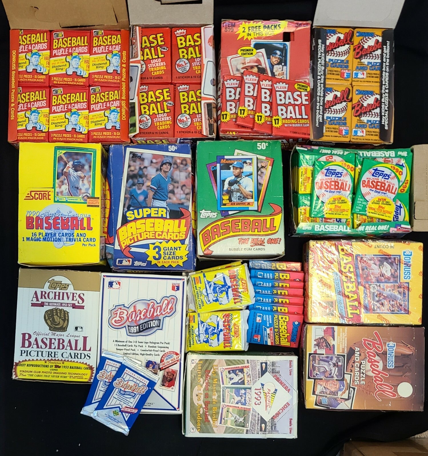 70+ Vintage Sports Cards Lot – Unopened Sealed Packs Bundle, Mixed Basketball Baseball Football Card Collection-3