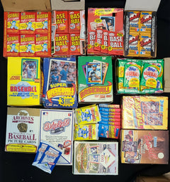 70+ Vintage Sports Cards Lot – Unopened Sealed Packs Bundle, Mixed Basketball Baseball Football Card Collection-3