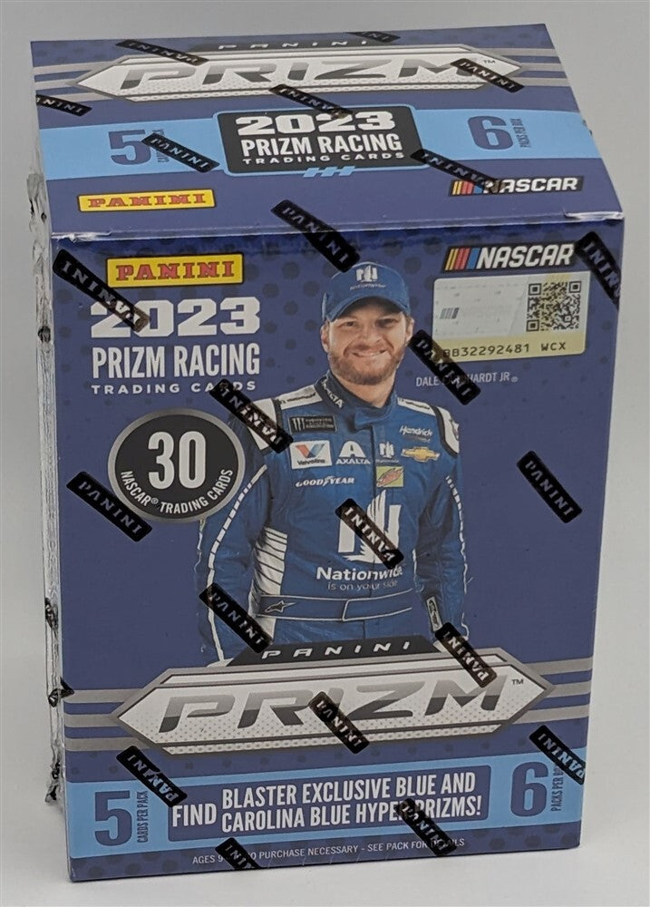Factory Sealed 6-Pack Blaster Box 2023 Panini Prizm NASCAR Racing Trading Cards-1