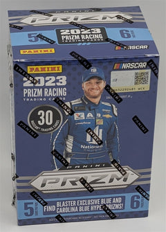Factory Sealed 6-Pack Blaster Box 2023 Panini Prizm NASCAR Racing Trading Cards-1