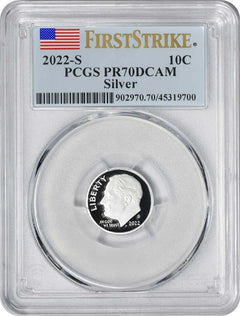2022-S Roosevelt Silver Dime PR70DCAM First Strike PCGS-1