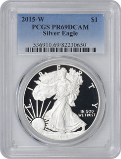 2015-W $1 American Silver Eagle PR69DCAM PCGS-1