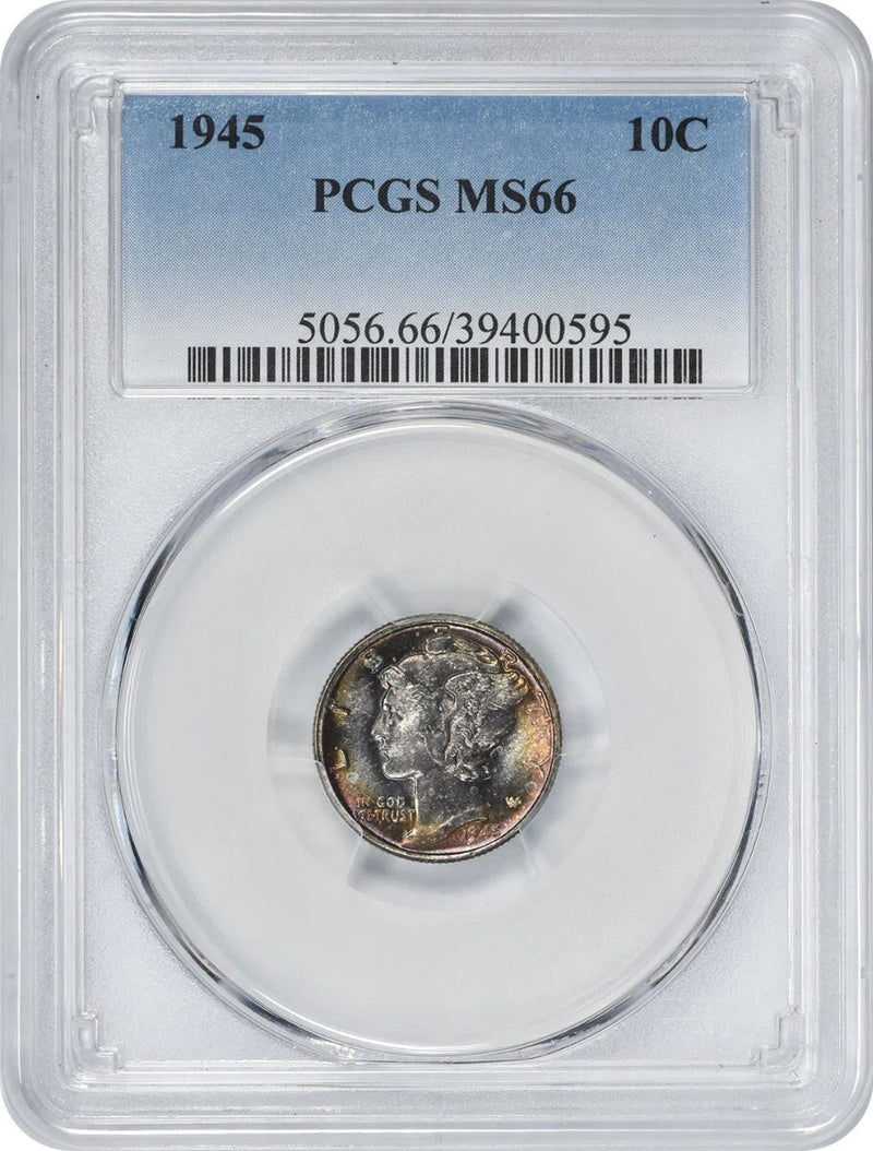 1945 Mercury Silver Dime MS66 PCGS-1