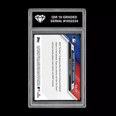 GRADED 10 Skenes Cruz Henderson 2025 Topps Now MLB The Show Cover RC-2