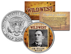 JIM "KILLER" MILLER * Wild West Series * JFK Kennedy Half Dollar U.S. Coin-1