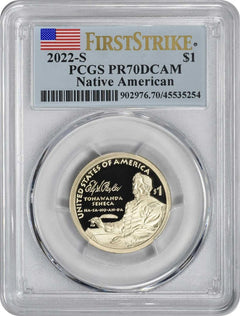 2022-S Sacagawea Native American Dollar PR70DCAM First Strike PCGS-1