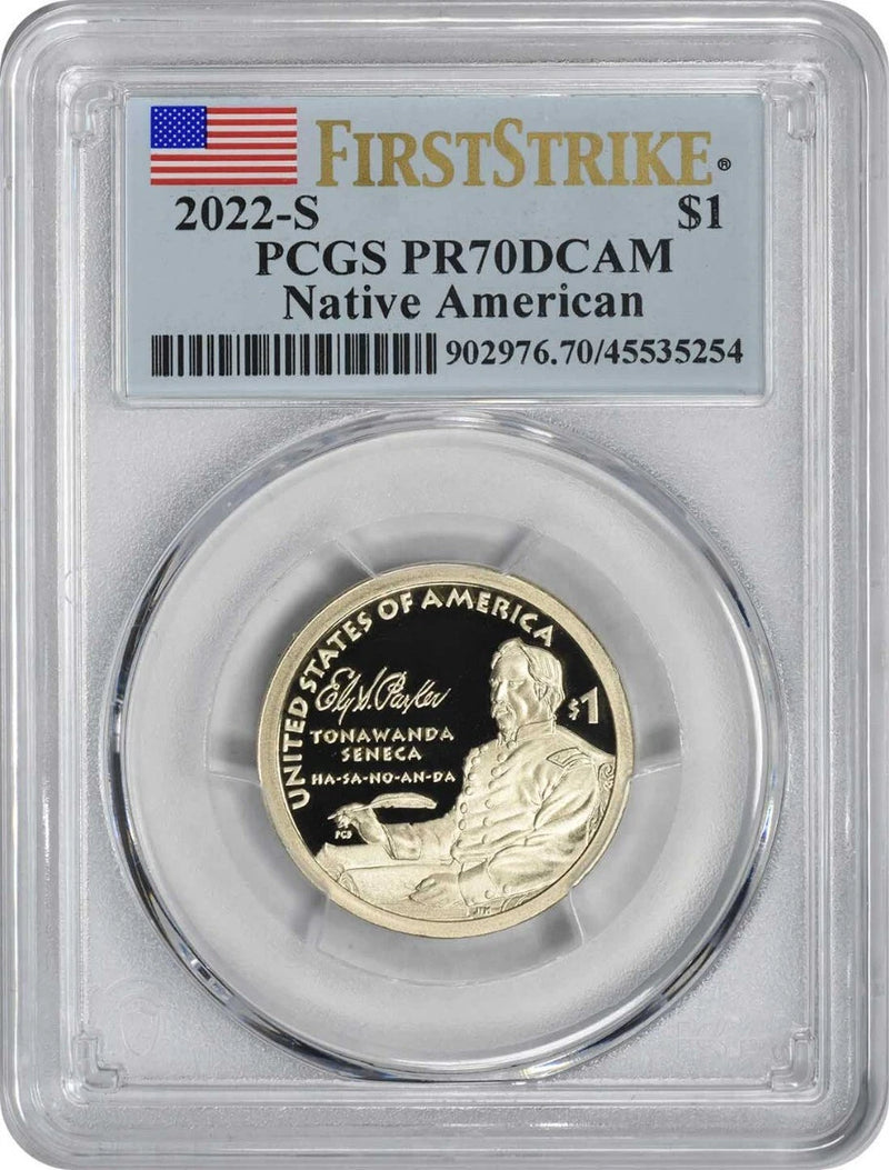 2022-S Sacagawea Native American Dollar PR70DCAM First Strike PCGS-1