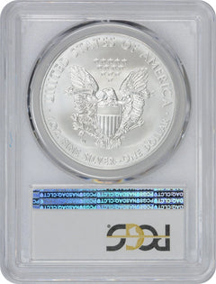 2012-W $1 American Silver Eagle Burnished SP70 PCGS-2
