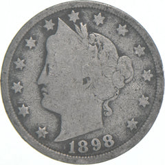 1898 Liberty V Nickel G-1