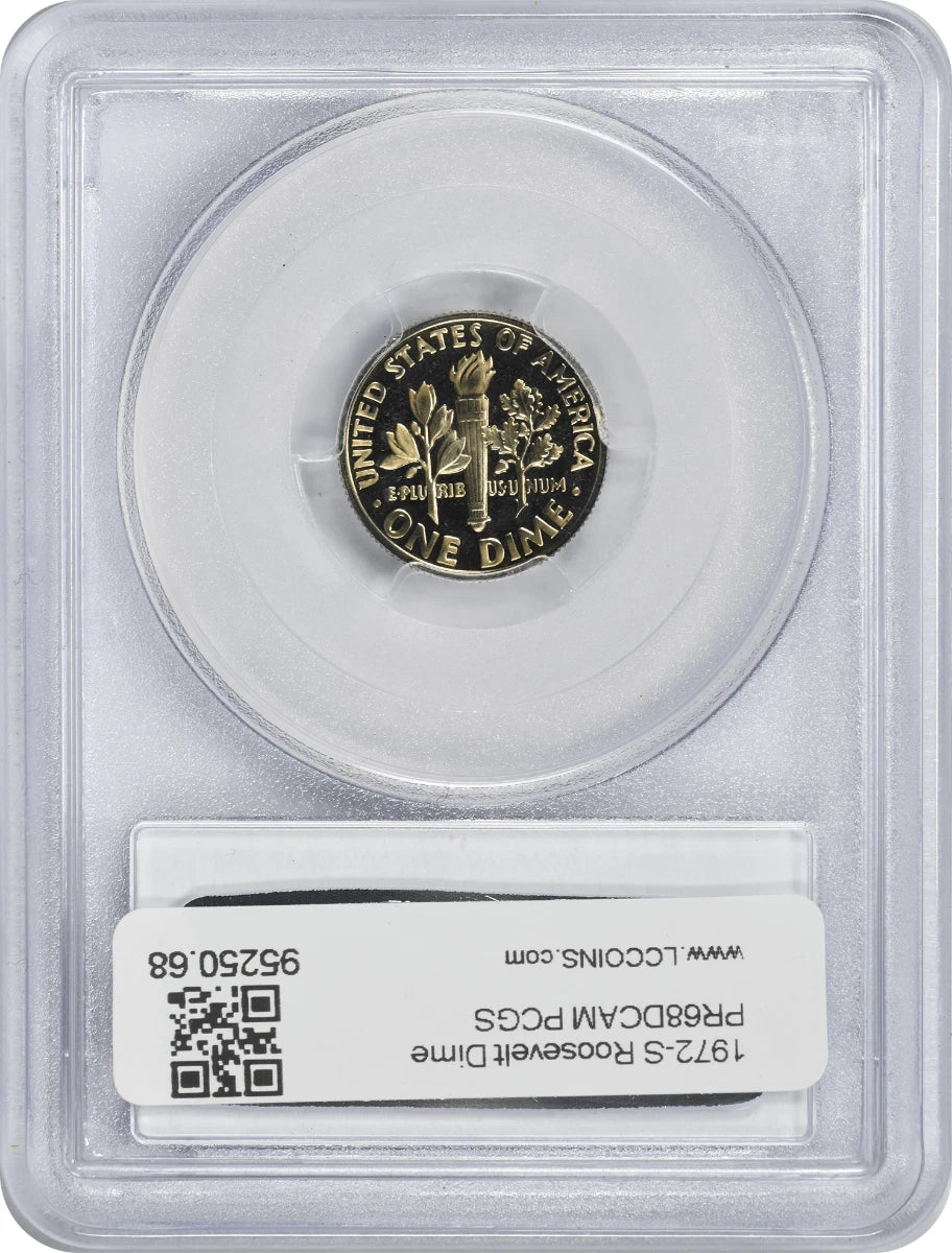 1972-S Roosevelt Dime PR68DCAM PCGS-2