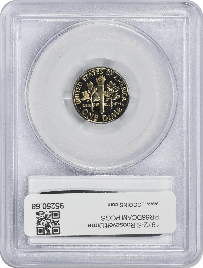 1972-S Roosevelt Dime PR68DCAM PCGS-2