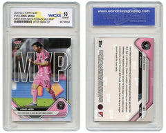 2025 MLS Topps Now LIONEL MESSI Card #145 1st Ever Back-To-Back MVP GEM MINT 10-2