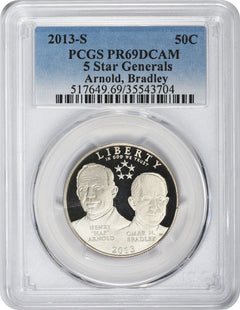 2013-S 5-Star General Commemorative Half PR69DC PCGS Proof 69 DC FS-1