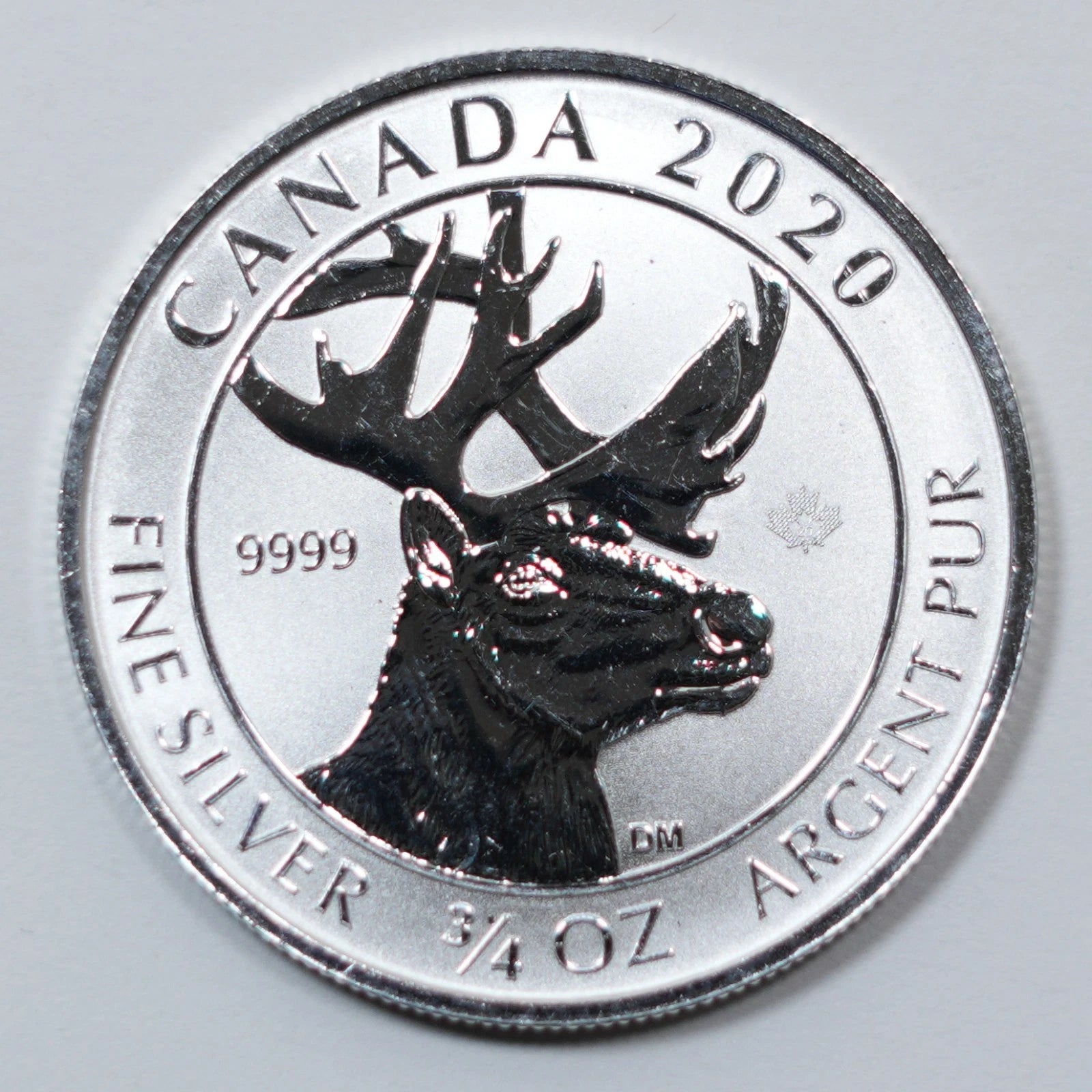2020 Canada $2 - Woodland Caribou - 3/4 oz .9999 Silver-1