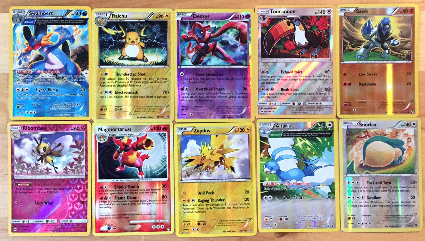 500 Pokémon TCG Trading Cards – Includes 90 Basic Energy, Foils & Foil Rares – Collector’s Edition Hobby Pack Rare Cards Set-3