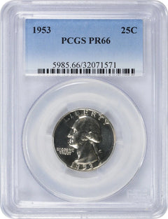 1953 Washington Quarter PR66 PCGS-1
