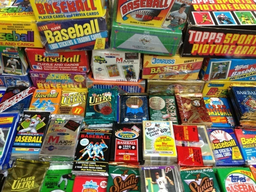 GIGANTIC ESTATE FIND OF VINTAGE SPORTSCARDS WITH OLD UNOPENED PACKS LIQUIDATION-1