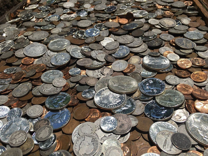 ✯ 1/4 Pound Old US Coins Estate Sale Lot Hoard ✯ Pre 1964 Silver Bullion Gold ✯-1