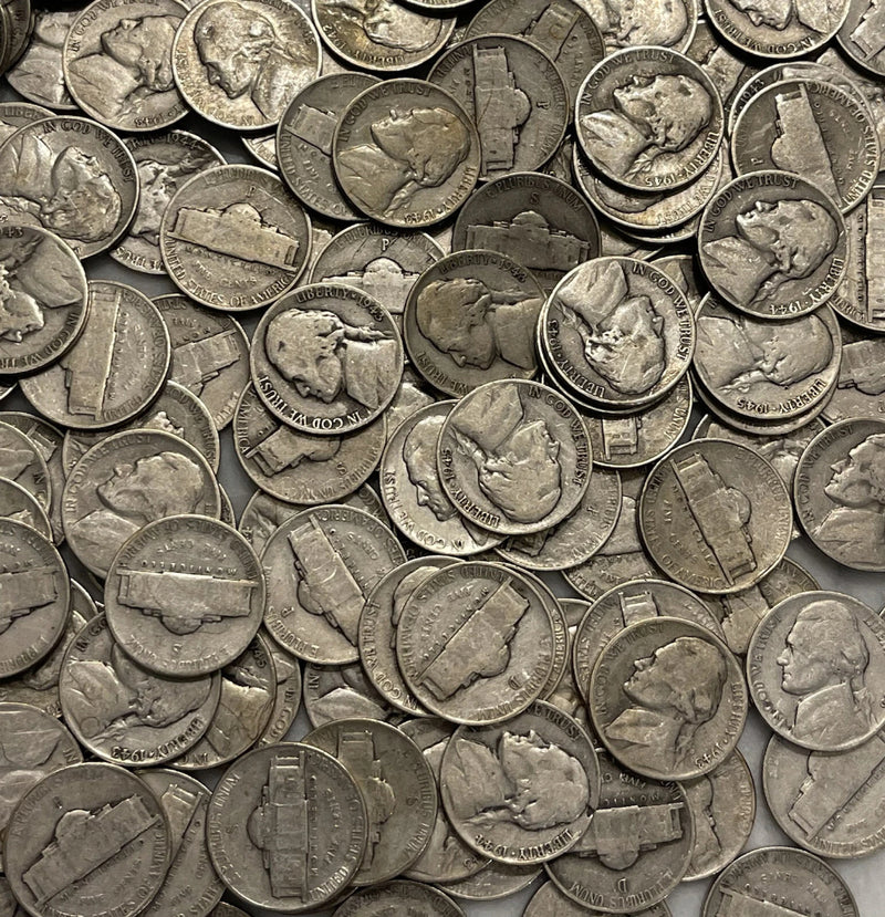 [Lot of 4 Coins] Silver War Nickels WWII 35% Silver - Choose # of Lots of 4!-6