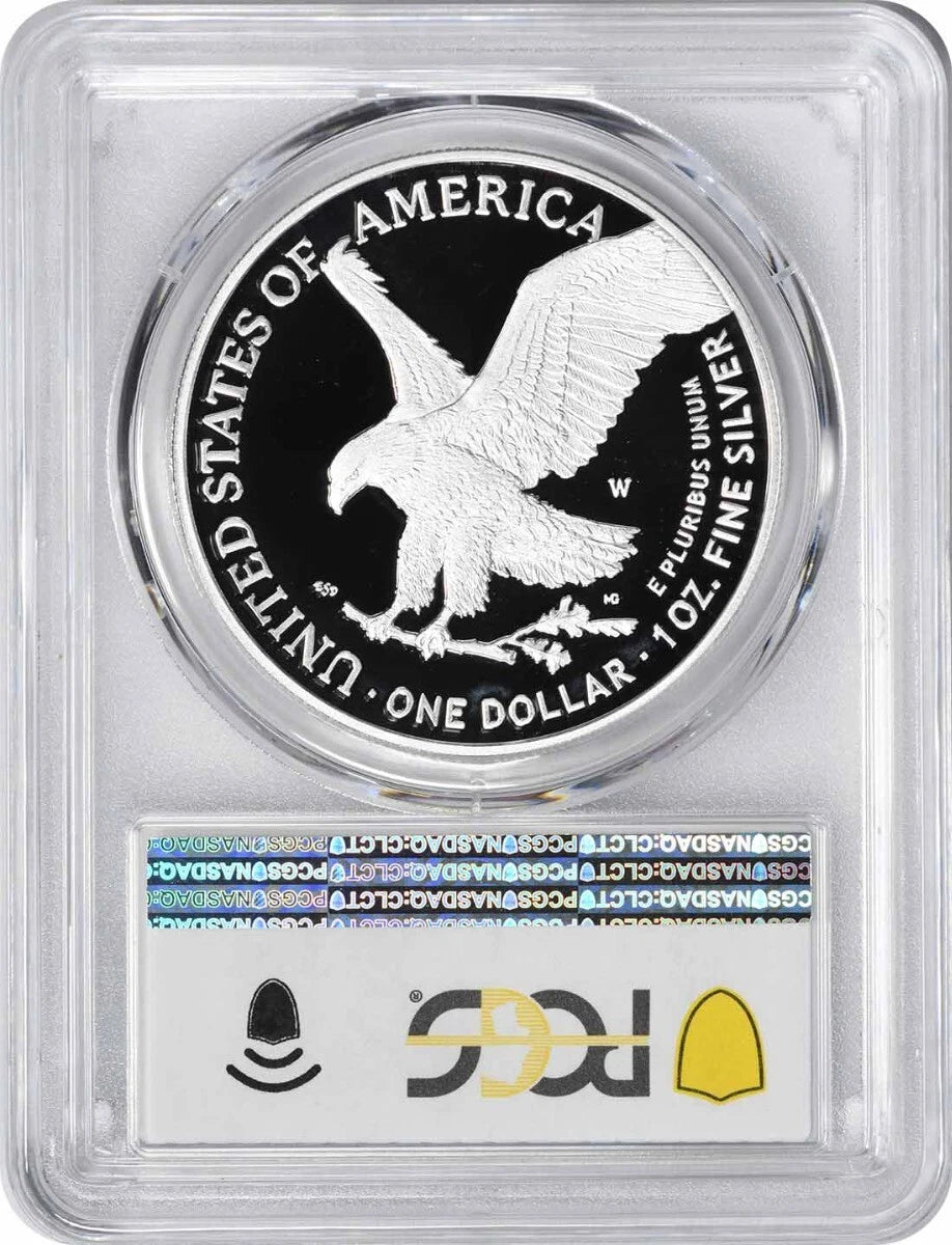 2021-W $1 American Silver Eagle Type 2 PR69DCAM PCGS-2