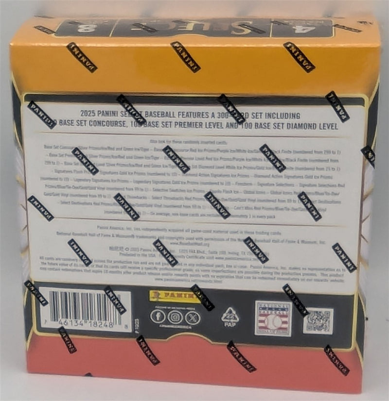 Factory Sealed Mega Box 2025 Panini Select MLB Baseball Cards-3