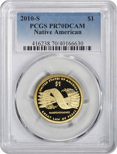 2010-S Sacagawea Native American Dollar PR70DCAM PCGS Proof 70 Deep Cameo-1