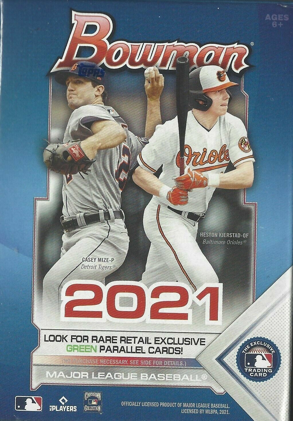 2021 Bowman MLB Baseball Factory Sealed Blaster Box-1