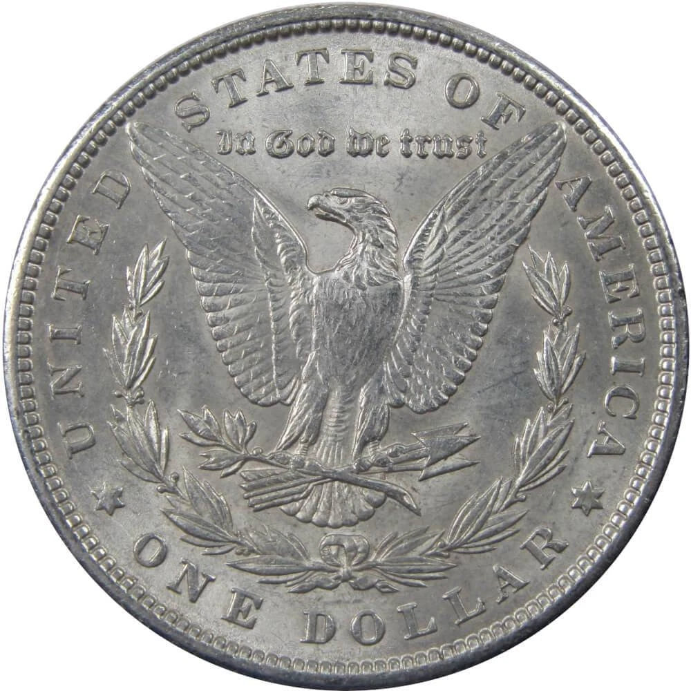 1900 Morgan Dollar Choice About Uncirculated 90% Silver $1 US Coin Collectible-2