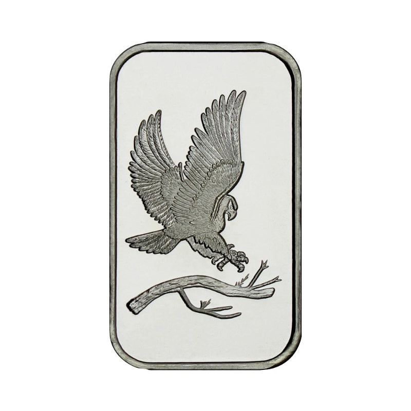 1 Ounce Silvertowne Mint .999 Silver Eagle Bar-3