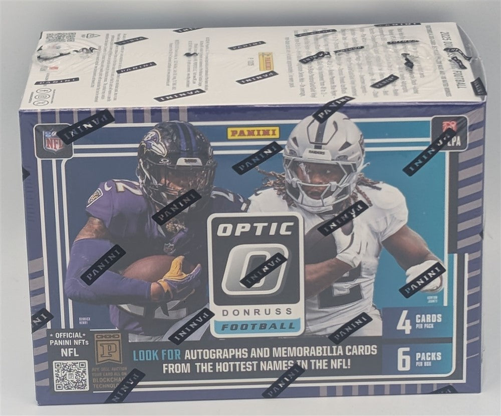 Factory Sealed Blaster Box 2025 Donruss Optic NFL Football Cards-4