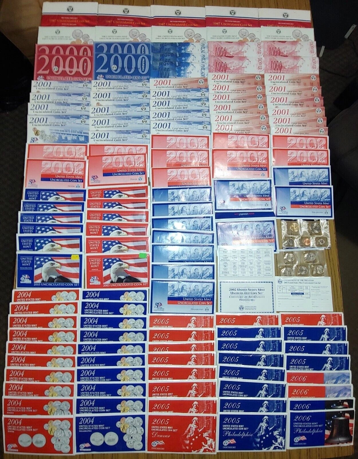US Mint Sets ✯ Clad Silver ✯ Coins ✯ Lot 15 Years+ Estate Uncirculated BU 1969--4