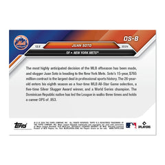 Graded 10 Juan Soto #OS-8 2024 MLB Topps NOW First New York Mets Card-4