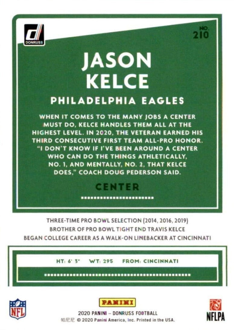 Philadelphia Eagles 2020 Donruss Team Set Jalen Hurts Rated Rookie Card 314-6