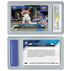 2024 Topps Now WYATT LANGFORD MLB Debut Opening Day ROOKIE CARD #12 GEM MINT 10-2