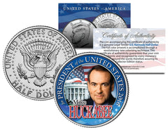 MIKE HUCKABEE FOR PRESIDENT 2016 Campaign Colorized JFK Half Dollar U.S. Coin-1