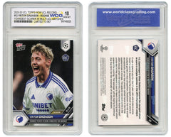 2025-26 Topps UCL VIKTOR DADASON Rookie Card RC Youngest Scorer #62 GEM MINT 10-2