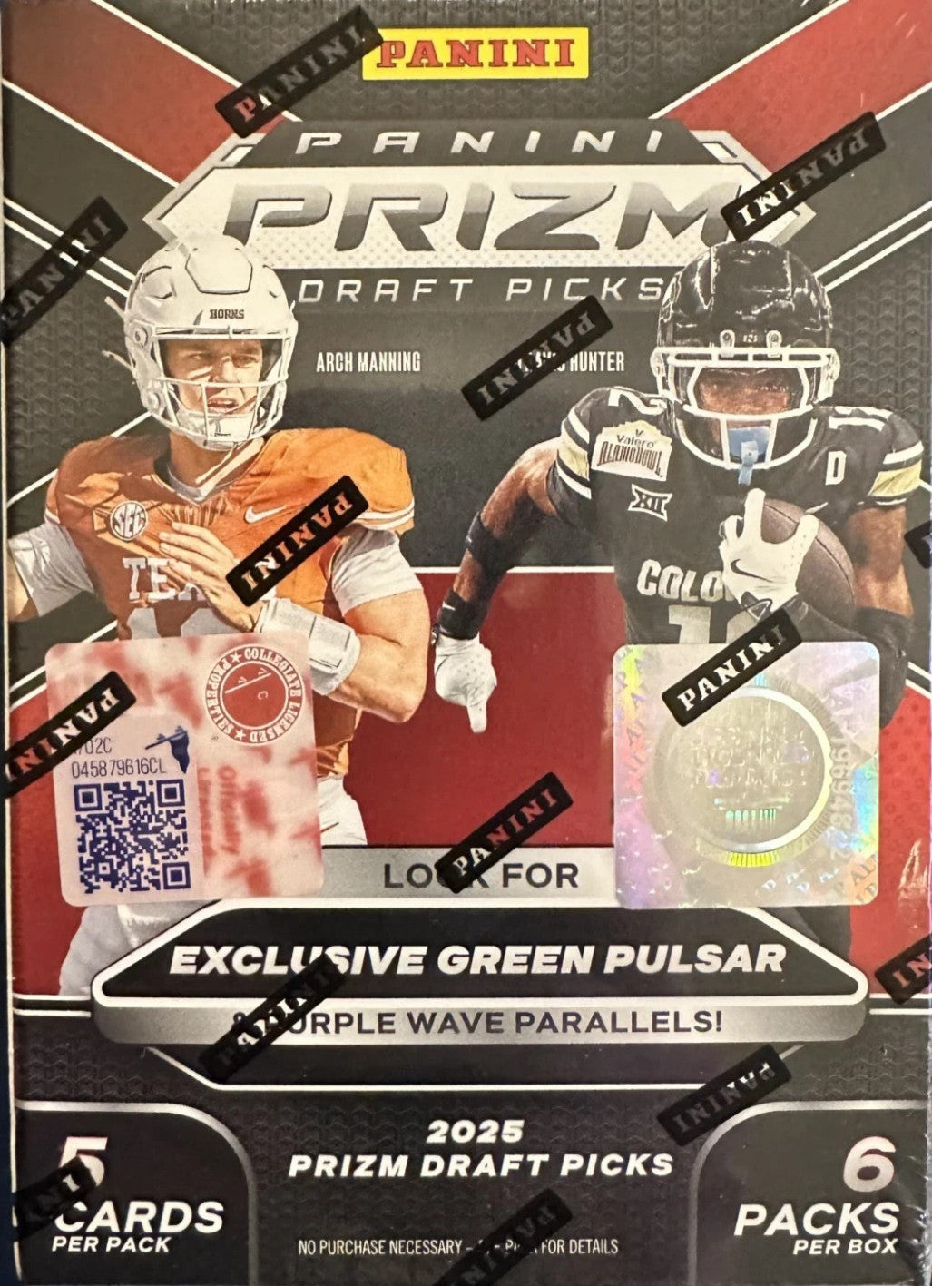 2025 Panini Prizm Draft Picks Football Factory Sealed Blaster Box-1