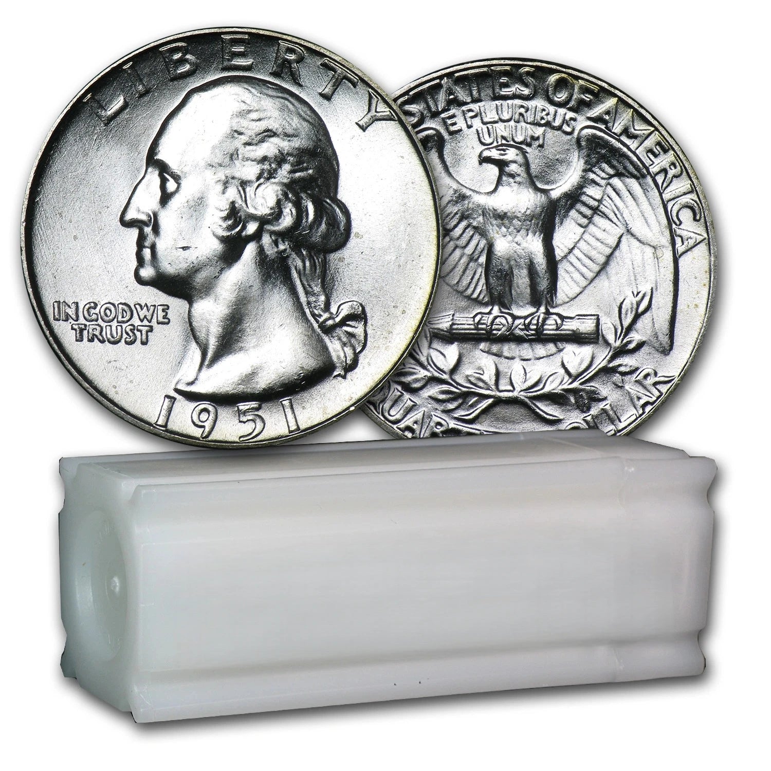 1951 Washington Quarter 40-Coin Roll BU-1
