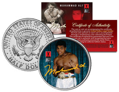 Muhammad Ali "Young Champ" JFK Kennedy Half Dollar US Coin *Officially Licensed-1