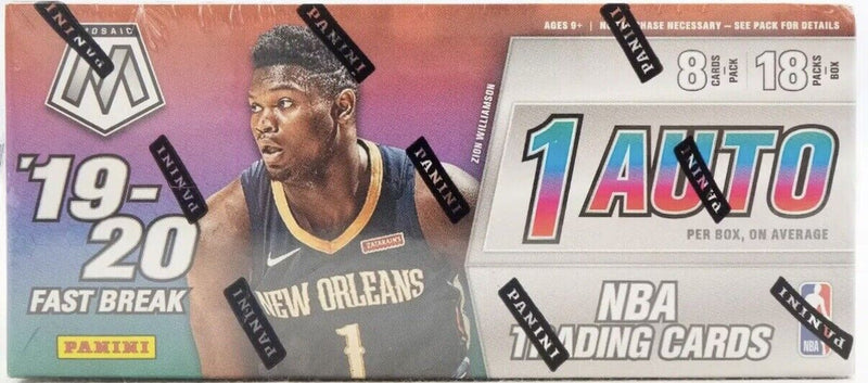 2019-20 Panini Mosaic Fast Break Basketball Factory Sealed Box-1