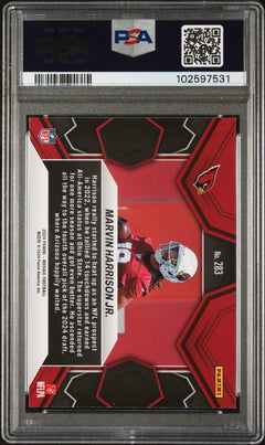 Graded 2024 Panini Mosaic Marvin Harrison Jr #283 Rookie RC Card PSA 8 Near Mint-2