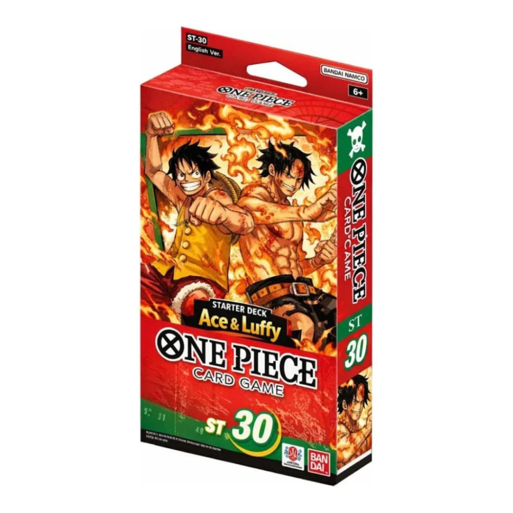 Bandai ONE PIECE Card Game Starter Deck EX ST-30 Luffy & Ace English Version Factory Sealed Box, Great Gift for Collectors-1