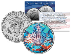 LIONFISH * Fish Series * JFK Kennedy Half Dollar U.S. Colorized Coin-1