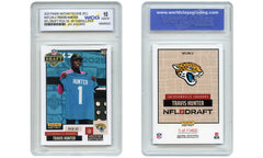 2025 Panini TRAVIS HUNTER NFL Draft Pick #2 ROOKIE CARD #NFLDN-2 - GEM MINT 10-1