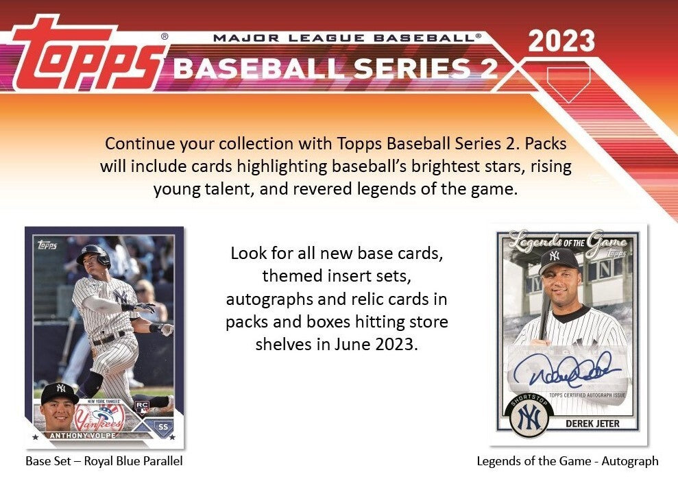 2023 Topps Series 2 Baseball Factory Sealed Retail Box of 24 Packs 384 Cards-4