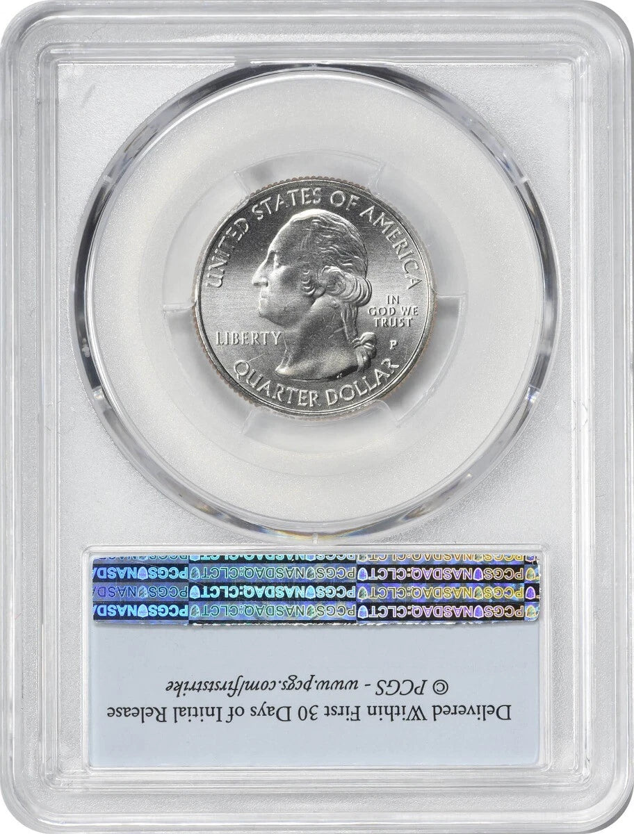 2018-P Parque Nacional ATB de las Islas Apostle Quarter MS67 Primer Golpe