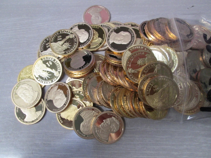 Mixed Lot of 100 US Presidential Proof Dollar Coins-2